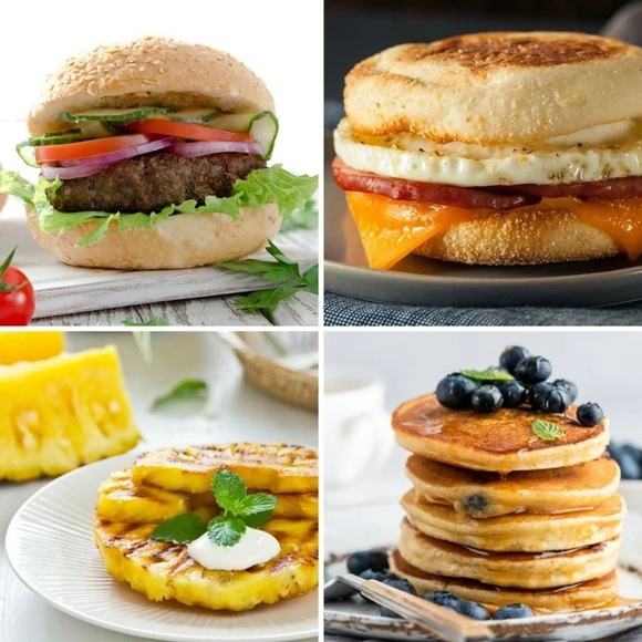 MyMini Deluxe Griddle, Red - Picture 5 of 8